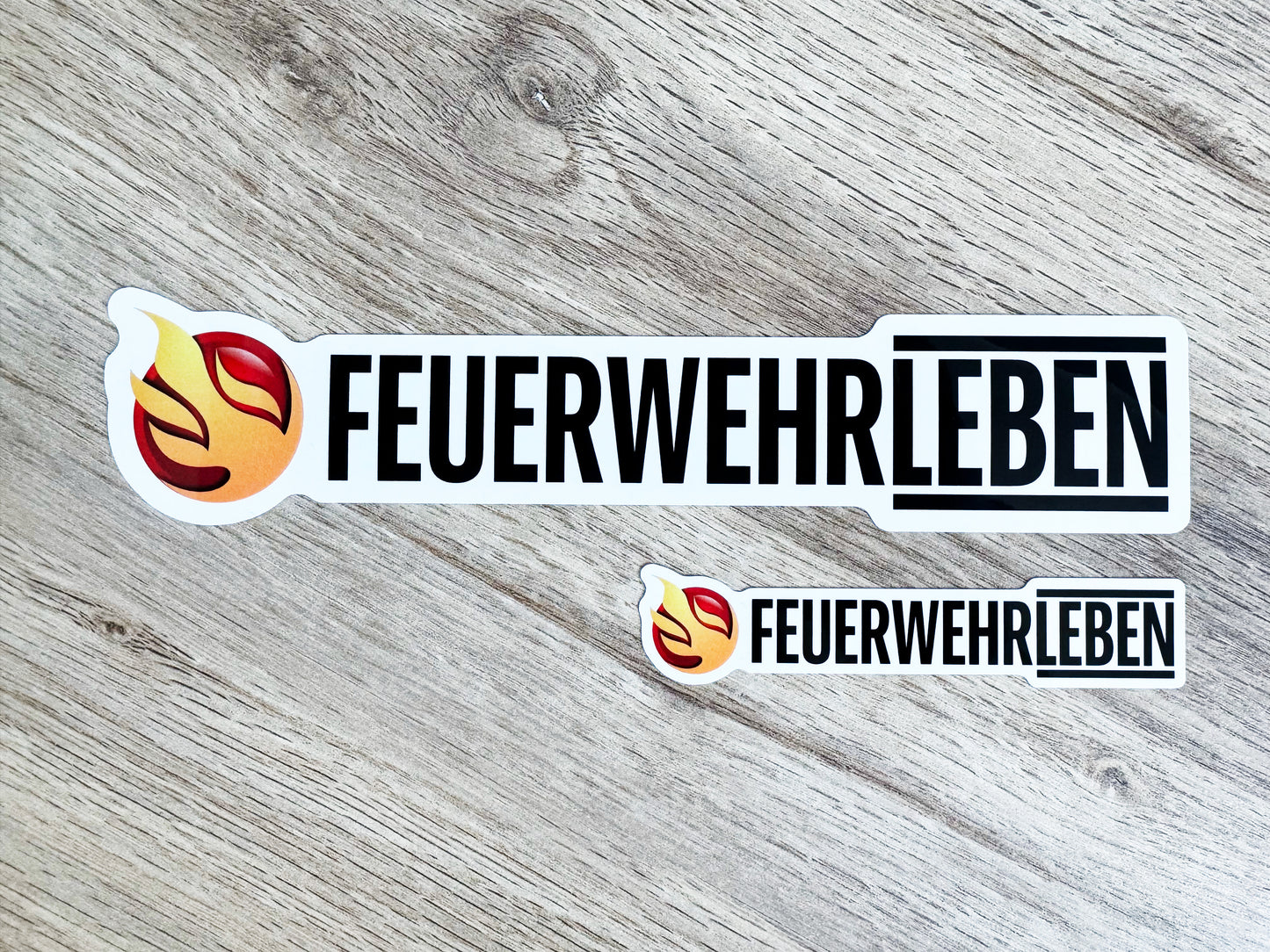 FEUERWEHRLEBEN Aufkleber Set